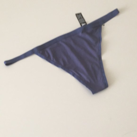 2 DKNY String Thong Blue Taupe G-string Thongs XL - Picture 6 of 14